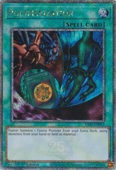 Polymerization (A) (Alternate Art) - RA03-EN051 - Quarter Century Secret Rare - 1st Edition